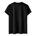 thumbnail image 3 of Pop cazadora para niña Demon Hunters Round-Neck Printed Anime Trio Poster T Shirt （Black）, 3 of 3