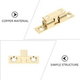 thumbnail image 3 of 10 Pcs Rv Furniture Bead Buckle Childproof Cabinet Latches Brass for Door Closet Catch, 3 of 6