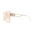 thumbnail image 3 of Womens Chic Designer Fashion Luxury Oversize Sunglasses All Pink, 3 of 4