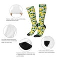thumbnail image 6 of Daiia Sports Socks Lemon1 Printed Novelty Crew Socks for Men Women Knee High Socks Cotton Socks Soft & Breathable Support Unisex Socks, 6 of 9