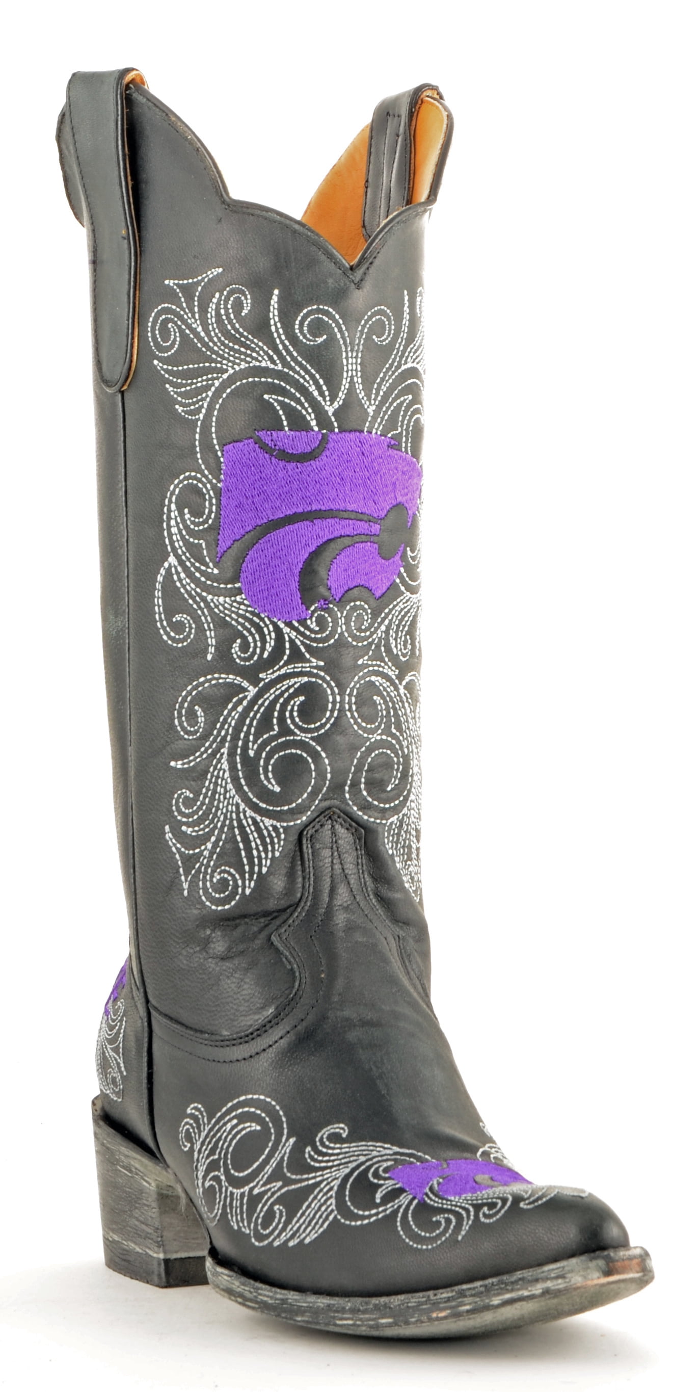 Gameday Boots Womens 13" Tall Leather Kansas State Cowboy Boots by GameDay Boots