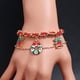 thumbnail image 3 of 1 x Nueva pulsera de Navidad de copo de nieve Pulsera de aceite de goteo de aleación de árbol de Navidad (estilo 1) brillar Electrónica, 3 of 4