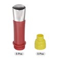 thumbnail image 4 of Unique Bargains 5 Pack 25mm Width Stainless Steel Caulk Nozzle 13.6mm Thread Connect Applicator, 4 of 6