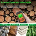 thumbnail image 5 of Multifunctional Digital Wood Moisture Meter 2 Needle Wall Cardboard Timber Humidity Te y8753, 5 of 6