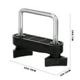 thumbnail image 2 of FUTUREORYY Luggage Rack Clamps Lightweight Design Easy Installation Black 1Pcs, 2 of 6
