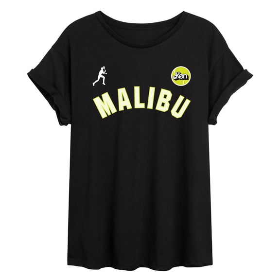 Barbie - Ken Jersey Nums Oversized - Juniors Oversized Graphic T-Shirt