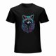 thumbnail image 1 of Colorful Raccoon T-shirt Fluorescent T-shirt Mexicana shirt Unisex Tees Retro shirt, 1 of 5