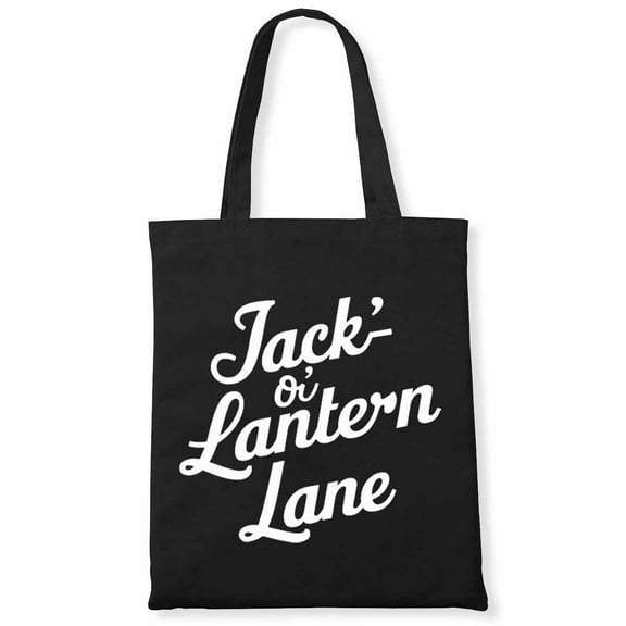Jack-O'-Lantern Lane Costume Halloween Party Decorations Canvas Bag 1Pc