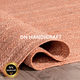 thumbnail image 3 of DN HANDICRAFT Farmhouse Rug Living Room Rugs Handmade Rectangle Jute Area Rug Reversible Braided Modern Design Carpet (8x8 Sq Feet), 3 of 5