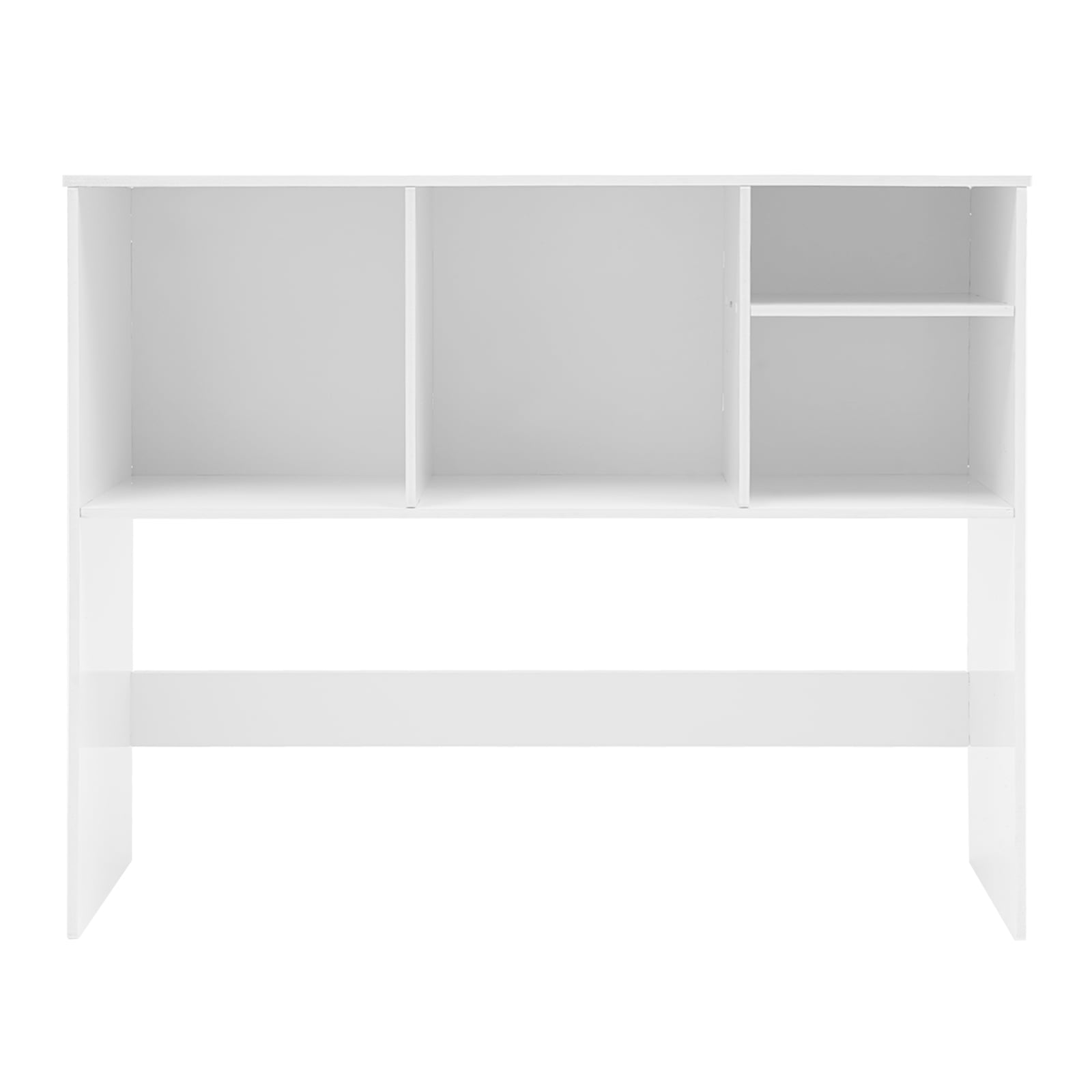 Office Desk Bookshelf Holder, Table Standing Desk Book Organizer White 37*9.5*28.7in