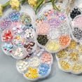 thumbnail image 1 of opvise 1 Box Nail Ornament 3D Effect Vivid Non-Drop Mixed Styles Rhinestone Bowknot Accessories for Female, 1 of 8