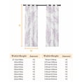 thumbnail image 6 of Pink Purple Tree Branches Blackout Curtains for Bedroom, Farmhouse Nature Botanical Thermal Insulated Kitchen Drapes with Grommets, Light Blocking Window Treatment, 2 Panels 52" x 84", 6 of 7