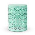 thumbnail image 2 of Mesa auxiliar de exterior Baxton Studio Jamila Aqua Metal 46 cm, 2 of 9