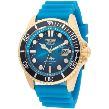 Invicta 47170 Men's Pro Diver Quartz Blue Silicone Strap Watch