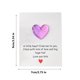thumbnail image 1 of Regalo de recuerdo de corazones en el bolsillo – Corazón rojo suave y suave con tarjeta de felicitación, 9x7 cm, ficha cálida de confort para San Valentín, aniversario, boda, pensando en ti, 1 of 6
