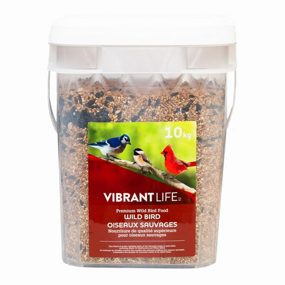 Vibrant Life Wild Bird Food Seed Pail 10kg