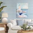 thumbnail image 3 of Stupell Industries Tropical Coastal Lighthouse in Pastels Canvas Art, 24 x 30, by Creative Studio, 3 of 8