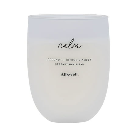 Allswell | Calm (Coconut + Citrus + Amber) 15.3oz Scented 2-Wick Spa Tumbler Candle