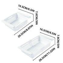 FeiFu Refrigerator Freshness Pull-Out Classified Storage Rack Suitable for Classifying and Storing Refrigerated Foods Pull-Out Design Easy to Access