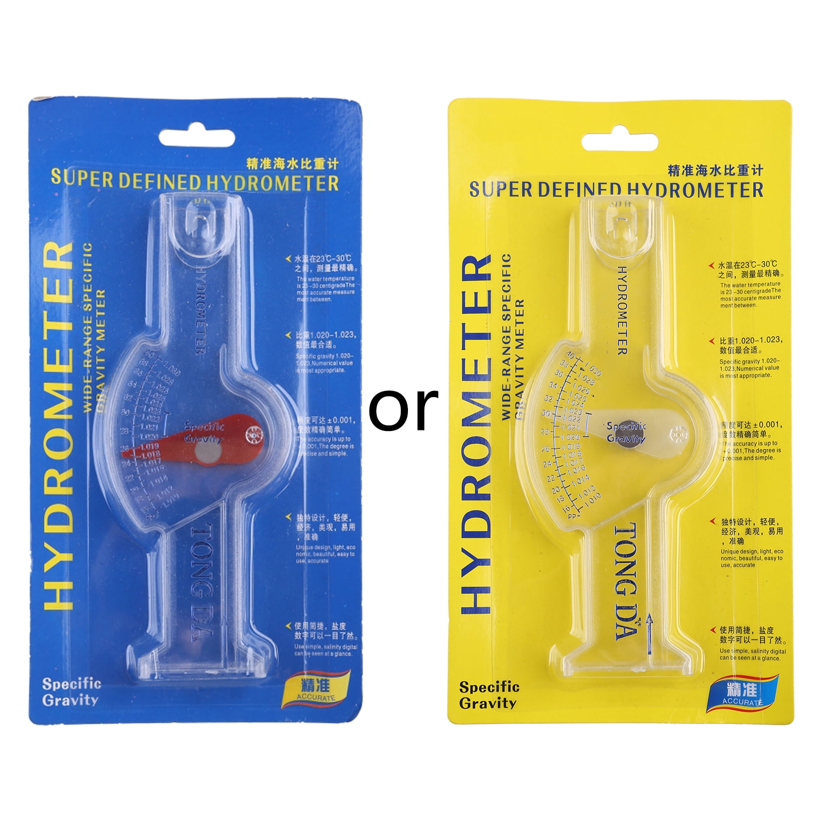 Hydrometer for Aquarium Accurate Automatic Salinity Meter Salinometer