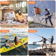 thumbnail image 7 of OWNTECH Portable Solar Charger for iPhone Android, 38800mAh Power Bank with 5 USB Port, 7 of 7