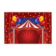 thumbnail image 1 of Circus Carnival Background With Red Mesh Fabric Large Party Backdrop And Portable Design For Birthday Photography Trunk Or Treat Events And Carnival Themes 70.87X47.24 Inches 0.44Lb, 1 of 6