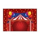 thumbnail image 2 of Fondo de circo/carnaval de 1,8 x 1,2 m para fiestas temáticas de circo, decoración para fiestas de cumpleaños, fondos fotográficos, tela de fondo, 2 of 6