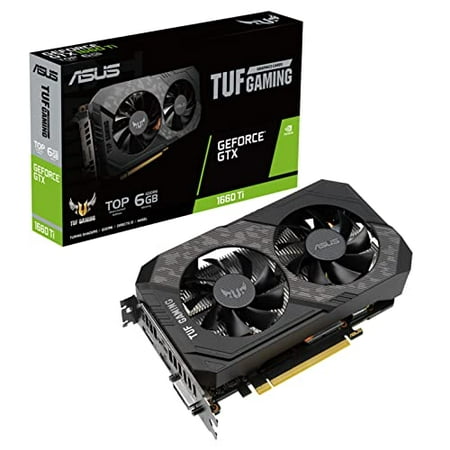 ASUS TUF Gaming GeForce® GTX 1660 Ti EVO-equipped video card TOP Edition 6GB GDDR6 TUF-GTX1660TI-T6G-EVO-GAMING