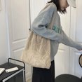 thumbnail image 1 of Bolso de hombro informal para mujer, bolso de ganchillo de gran capacidad, bolso de compras para mujer, 1 of 7