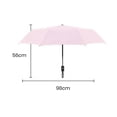 thumbnail image 6 of Mdesiwst Fully Automatic Sun Protection Umbrella Auto Open Windproof Rainproof UV Protection with Anti-UV Coating Compact Folding Travel Parasol, 6 of 7