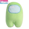 thumbnail image 3 of 10-12pcs/bag Soft Plush Toys 10cm Amongs with Us Game Toy with Music Kawaii Stuffed Doll Festival Gi, 3 of 5