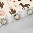 thumbnail image 4 of Feelyou Boot Hat Black Out Curtains, Rustic Horse Animal Curtains Pack of 2 (42x63 Each), 4 of 6