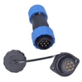 thumbnail image 4 of Herwey Aviation Power Connector, Waterproof Plug Socket Copper Contacts For Electronic Equipments, 4 of 8