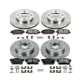 thumbnail image 3 of Power Stop Front and Rear Stock Replacement Brake Pad and Rotor Kit KOE1034, 3 of 8