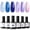 Galaxy Chameleon, variant on modelones Ethereal Green Gel Nail Polish Set - 6 Colors Mermaid Lagoon Dark Green Gel Polish Kit Turquoise Glitter Gel Polish Soak OFF LED Spring Summer Manicure Nail Art Gel Salon DIY Gift