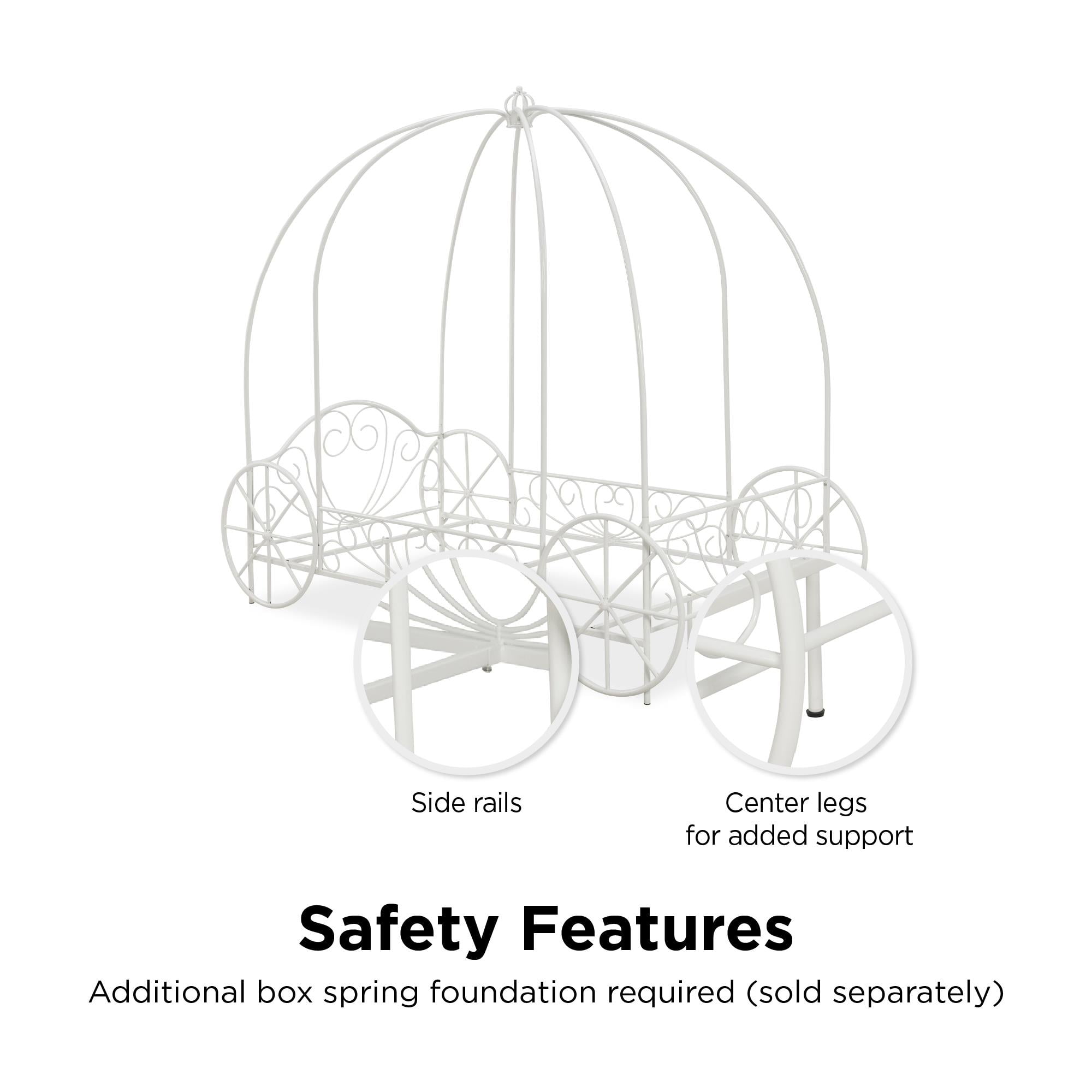 DHP Carriage Metal Bed - Thumbnail 5