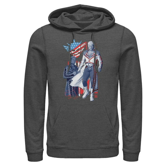 Mens WWE Cody Rhodes Patriotic Pose Lightweight Hoodie
