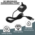 thumbnail image 3 of DC3.5-9V 3W Brushless DC Submersible Water Pump USB Fountain Fish Tank Pump, 3 of 9