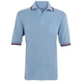 thumbnail image 1 of Adams USA Short Sleeve Baseball Umpire Shirt - Sized for Chest Protector, Powder Blue, Large, 1 of 2