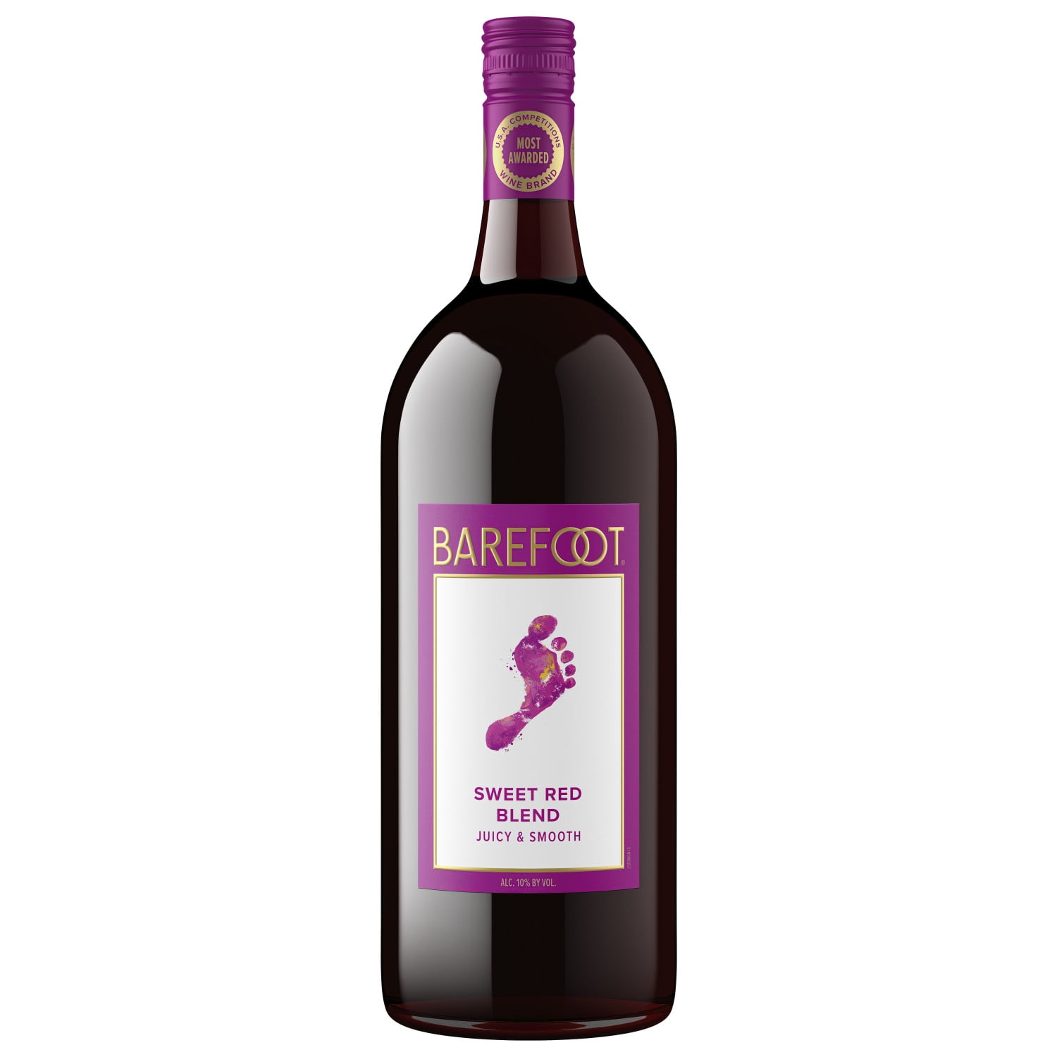 Barefoot Cellars Sweet Red Wine, 1.5L Bottle