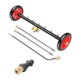 thumbnail image 3 of Terraxo Nettoyeur Haute Pression pour Châssis avec Acier Résistant à l'Usure, action de Nettoyage Puissante, Tiges d'Extension Incluses, Roues à Connexion Rapide Adaptées pour l'Entretien du Véhicule, Style de surface Extérieure, 3 of 8