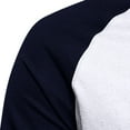 thumbnail image 7 of Mens Shirts Fall Winter Casual Long Sleeved Base Stitching T Shirts for Man, 7 of 7