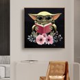 thumbnail image 4 of (SZX1667) Hilo Algodón Ecológico Bordado 11CT Impresión 3 Hebras 40*40cm Kit Serie Dibujos Animados Punto Cruz Yoda, 4 of 9