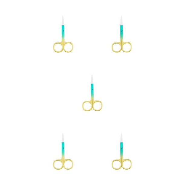 Soidarity Pinzas para cutículas de uñas, tijeras de acero inoxidable, galvanoplastia, impermeables, de mano, accesorio para el hogar, Spray verde dorado Type2 NO2 Soidarity CBP288411