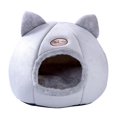thumbnail image 1 of Nido de gato de invierno semicerrado cálido perrera para perros nido de terciopelo para mascotas nido para gatos, 1 of 2
