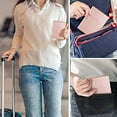 thumbnail image 5 of Fyrome Passport and Vaccine Card Holder Combo, Passport Holder with Vaccine Card Slot Waterproof, Synthetic Leather Passport Case Protector Cover with 3D Embossed Patterns for Men and Women, 5 of 7