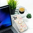 thumbnail image 4 of Shockproof Marble Ring Stand Plating Case Cover For iPhone 12 11 Pro XS Max XRFor iPhone 12 Pro Max,F, 4 of 6