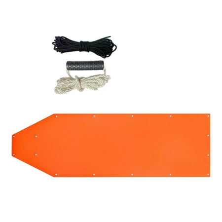 BIBABLYKE Deer Drag Sled with Harness and Rope Set for Game Hauling and Ice Fishing Game Glides Sled Tear Resistant Hunting Sled