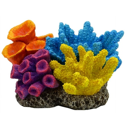 Aqua Culture Coral Reef Aquarium Ornament - Multicolor
