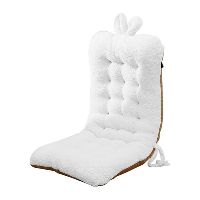 Maplenight Premium Outdoor Rocking Chair Cushion - Non-Slip, Washable, Multi-Purpose with High-Quality Foam Support White